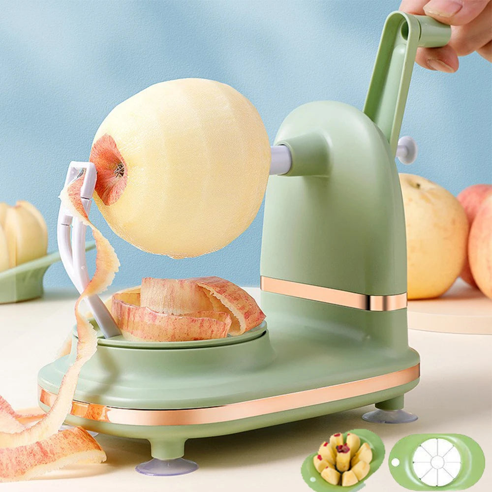 SwiftPeel Pro: 3-in-1 Fruit Peeler & Slicer